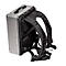 Sac à dos valise actiCase, L 290 x P 120 x H 390 mm, 14 l, aluminium, argent