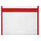 Sac à fermeture éclair Velobag Veloflex XS, format A4, rouge