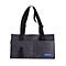Sac en feutre gris avec sangles noires et étiquette logo magnetoplan bleue sur fond blanc.