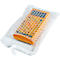 Sachets à bulles d'air, avec patte de fermeture autocollante, 2 couches, épaisseur 70 μ, film LDPE, transparent, 250 x 300 mm, 200 pièces