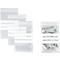 Sachets à fermeture à pression - polypropylène - 50% de matières régénérées - 100 × 150 mm - 50 µm - transparent - avec 3 zones inscriptibles - 1000 pièces par paquet