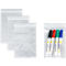 Sachets à fermeture à pression - polypropylène - 50% de matières régénérées - 120 × 170 mm - 50 µm - transparent - sans zone inscriptible - 1000 pièces par paquet