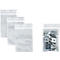 Sachets à fermeture à pression - polypropylène - 50% de matières régénérées - 60 × 80 mm - 50 µm - transparent - sans zone inscriptible - 1000 pièces par paquet