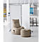 Saco de asiento swing scuba®, 100% poliéster, lavable, An 650 x P 900 x Al 950 mm, caqui