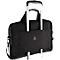 Sacoche pour ordinateur portable Exacompta Exactive®, convient pour 1 ordinateur portable jusqu'à 15,6'', compartiment zippé, boucle dorsale, 305 x 420 x 50 mm, tissu polyester, noir