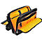 Sacoche pour ordinateur portable Exacompta Exactive, pour ordinateurs portables jusqu'à 14', documents jusqu'à DIN A4, L 380 x P 100 x H 305 mm, polyester, noir