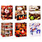 Sacs cadeaux de Noël TSI série 6, polypropylène, L 180 x P 100 x H 230 mm, lot de 12, 6 motifs assortis
