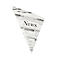 Sacs en pointe Papstar Newsprint, volume 250 g, L 230 x l 230 x H 325 mm, imperméable aux graisses, compostable, papier parchemin de substitution, gris-noir, 1000 pièces