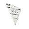 Sacs en pointe Papstar Newsprint, volume 250 g, L 230 x l 230 x H 325 mm, imperméable aux graisses, compostable, papier parchemin de substitution, gris-noir, 300 pièces