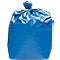 Sacs poubelle en polyéthène HDPE, 120 litres, L 1000 x H 800 mm, 45 microns, bleu, 250 p