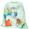 Sacs poubelle - HDPE - 60 L - 18 microns - avec cordon - vert - 480 p.