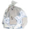 Sacs poubelle TRILine® - en polyéthylène recyclé - L 700 x l. 500 x H 2400 mm - 1000 L - 40 microns - transparent - 50 p.