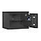 Safe Lyra 0, klasse 0 volgens EN 1143-1, 8,2 l, deur rechts draaiend, dubbelbaardsluiting, 1 legbord, B 350 x D 280 x H 270 mm, grafietgrijs RAL 7024