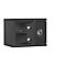 Safe Lyra 0, klasse 0 volgens EN 1143-1, 8,2 l, deur rechts draaiend, dubbelbaardsluiting, 1 legbord, B 350 x D 280 x H 270 mm, grafietgrijs RAL 7024