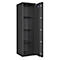 Safe Lyra 12, klasse 0 volgens EN 1143-1, 125 l, deur rechts draaiend, dubbelbaardsluiting, 3 etages, B 400 x D 420 x H 1400 mm, grafietgrijs RAL 7024