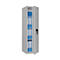 Safe Lyra 12, klasse 0 volgens EN 1143-1, 125 l, deur rechts draaiend, dubbelbaardsluiting, 3 etages, B 400 x D 420 x H 1400 mm, lichtgrijs RAL 7035