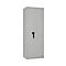Safe Lyra 14, klasse I volgens EN 1143-1, 165 l, deur rechts draaiend, dubbelbaardsluiting, 3 etages, B 500 x D 420 x H 1400 mm, lichtgrijs RAL 7035