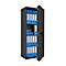 Safe Lyra 16, klasse 0 volgens EN 1143-1, 252 l, deur rechts draaiend, dubbelbaard slot, 4 legborden, B 650 x D 420 x H 1550 mm, grafietgrijs RAL 7024