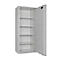 Safe Lyra 16, klasse 0 volgens EN 1143-1, 252 l, deur rechts draaiend, dubbelbaard slot, 4 legborden, B 650 x D 420 x H 1550 mm, lichtgrijs RAL 7035