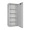 Safe Lyra 16, klasse I volgens EN 1143-1, 252 l, deur rechts draaiend, dubbelbaard slot, 4 legborden, B 650 x D 420 x H 1550 mm, lichtgrijs RAL 7035
