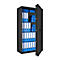 Safe Lyra 18, klasse 0 volgens EN 1143-1, 341 l, deur rechts draaiend, dubbelbaardsluiting, 4 etages, B 850 x D 420 x H 1550 mm, grafietgrijs RAL 7024