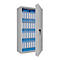 Safe Lyra 18, klasse 0 volgens EN 1143-1, 341 l, deur rechts draaiend, dubbelbaardsluiting, 4 etages, B 850 x D 420 x H 1550 mm, lichtgrijs RAL 7035