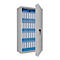 Safe Lyra 18, klasse I volgens EN 1143-1, 341 l, deur rechts draaiend, dubbelbaardsluiting, 4 etages, B 850 x D 420 x H 1550 mm, lichtgrijs RAL 7035