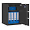 Safe MT 3, veiligheidsniveau S 1 volgens EN 14450, 63 l/5-bestanden, dubbelbaardslot met 2 sleutels, 1 legbord, B 405 x D 385 x H 550 mm, grafietgrijs 