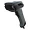 Grau-schwarzer Barcodescanner, der nach rechts zeigt.