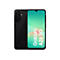 Schwarzes Samsung Galaxy A26 5G Smartphone. Die Vorderseite zeigt das Display mit dem Schriftzug "Galaxy A26 5G".