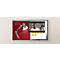 Digitales Whiteboard mit einer Skizze einer Schreibtischlampe und einem laufenden Videokonferenz-Fenster.