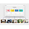 Dashboard der Samsung VXT CMS Software mit Anwendungsbeispielen für verschiedene Displayszenarien.
