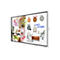 Digitales Whiteboard mit Innenarchitektur-Skizzen, Farbpaletten und handschriftlichen Notizen.