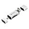 Sandberg - Kartenleser (microSD, SD) - micro USB / USB / USB-C