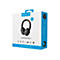 Verpackung des schwarzen Sandberg Play'n Go Wireless Headsets mit Produktabbildung und technischen Icons.