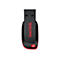 SanDisk Cruzer Blade - USB-Flash-Laufwerk - 32 GB - USB 2.0 - Rot, elegant schwarz