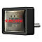 Schwarzer USB-Adapter mit rotem SanDisk-Schriftzug und transparentem Fenster mit Farbfeldern.