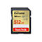 SanDisk Extreme SD-Karte, gelb-schwarz. Aufschrift: 512 GB, 180 MB/s. Marke: SanDisk.