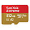 SanDisk Extreme - Flash-Speicherkarte (microSDXC-an-SD-Adapter inbegriffen) - 512 GB - A2 / Video Class V30 / UHS-I U3 / Class10 - microSDXC UHS-I