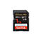Schwarze SD-Karte mit roter und weißer Aufschrift: SanDisk Extreme PRO 1 TB.