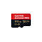 SanDisk Extreme PRO microSDXC Karte, rot-schwarz, 512 GB. Aufschrift: "Extreme PRO", "microSDXC", "V30", "U3", "A2".