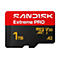 SD-Karte von SanDisk, rot-schwarz, mit Schriftzug 'Extreme PRO' und '1 TB'.