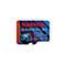 Carte mémoire SanDisk 128 Go, design bleu et rouge. Le texte "SanDisk GAMEPLAY" et un symbole de manette sont visibles.