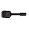 Schwarzer USB-Adapter mit rotem SanDisk-Logo auf dem Oberteil. Am Ende ein USB-C-Anschluss.
