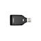 Clé USB noire SanDisk sur fond blanc. La clé a un connecteur USB-A.
