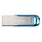 SanDisk Ultra Flair - USB-Flash-Laufwerk - 128 GB - USB 3.0 - Blau