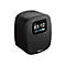 Schwarzes Digitalradio mit Weckerfunktion, LCD-Display zeigt 03:12, DAB+ und Bluetooth-Logo.