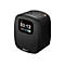 Schwarzes Digitalradio von Sangean mit Display, Bluetooth und DAB+ Symbolen auf weißem Hintergrund.