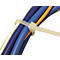 SapiSelco bundelbanden SEL.FIT, L 280 x B 3,5 mm, PA 6,6 naturel, getand, trekbelasting 150N, zak à 100 stuks