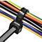 SapiSelco bundelbanden SEL.FIT, L 360 mm x B 4,5 mm, PA 6,6 zwart, trekbelasting 220N, inwendig getand, 100 stuks